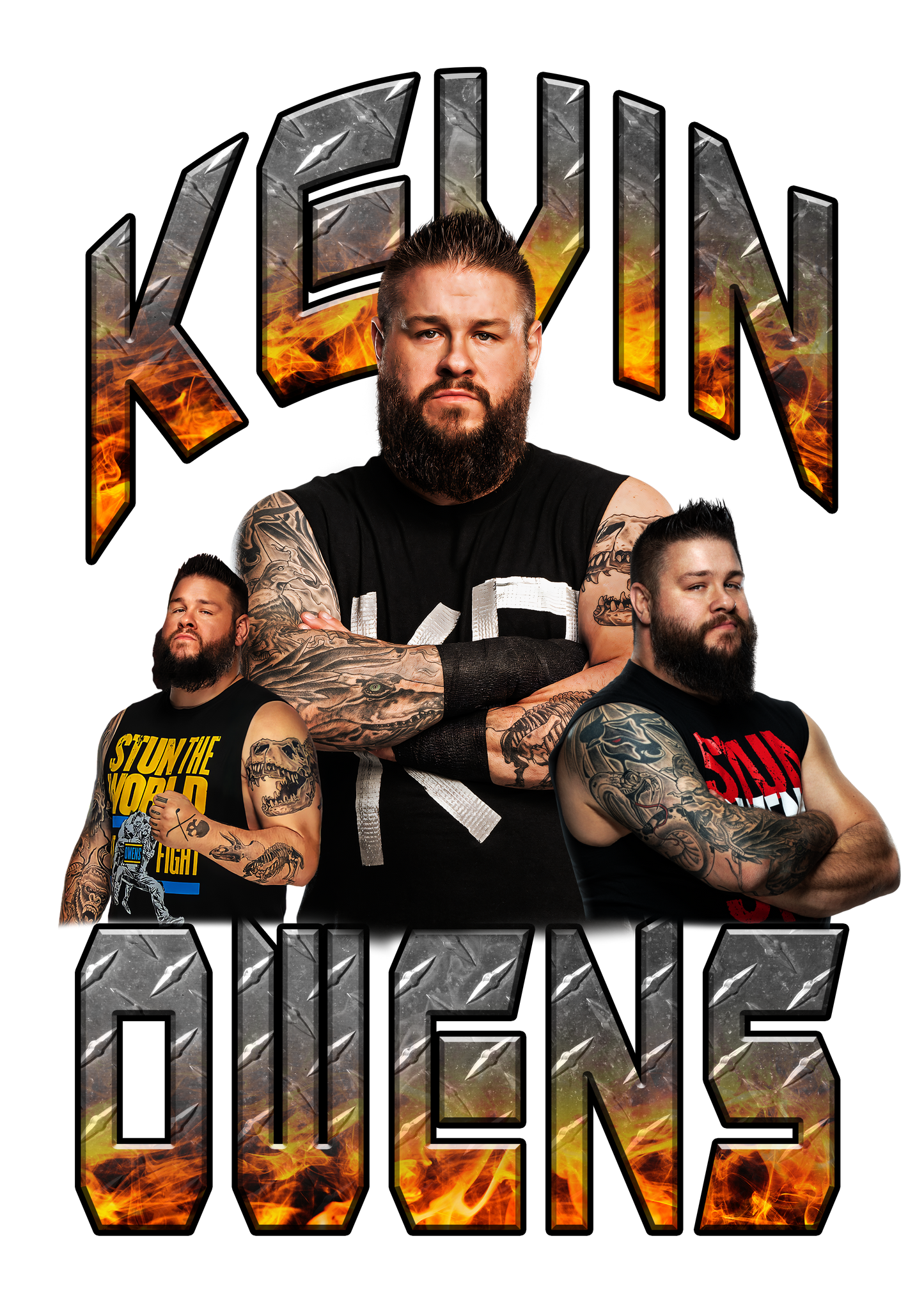 KEVIN OWENS VINTAGE T-SHIRT