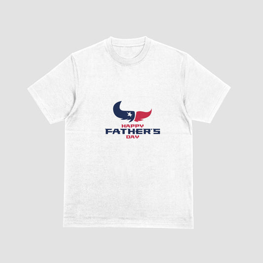 HOUSTON TEXANS MUSTACHE FATHER'S DAY T-SHIRT