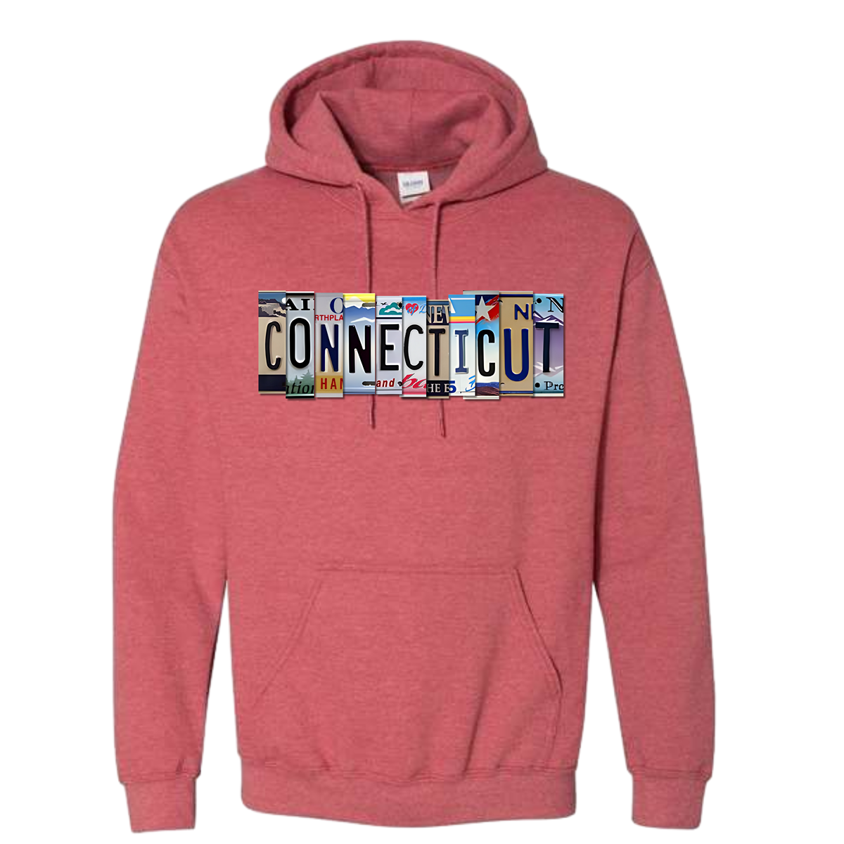 "CONNECTICUT" Plate Hoodie