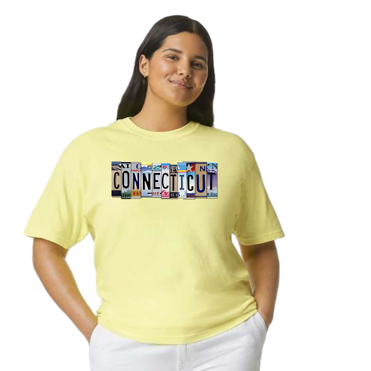 "CONNECTICUT" Plate TEE