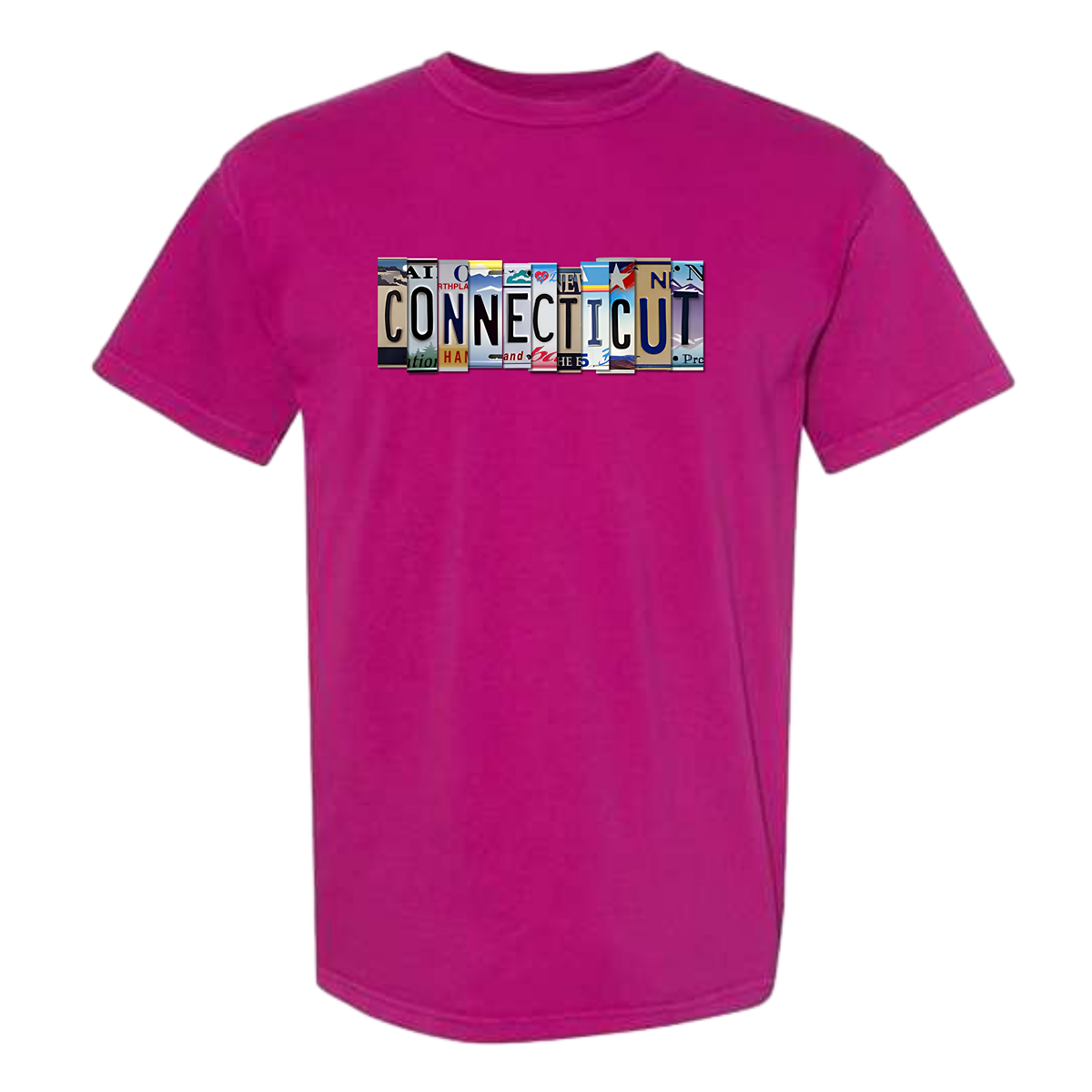 "CONNECTICUT" Plate TEE