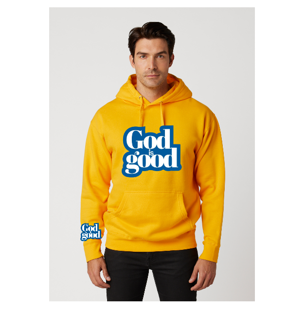 GOD IS GOOD PREMIUM CHENILLE PULLOVER HOODIE