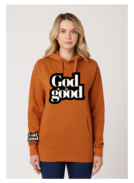 GOD IS GOOD PREMIUM CHENILLE PULLOVER HOODIE