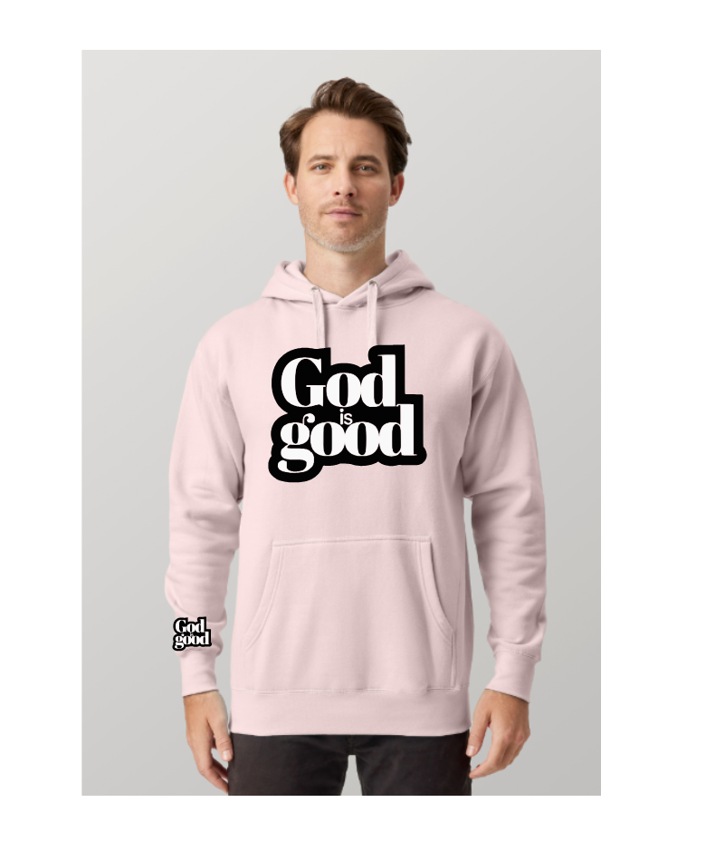 GOD IS GOOD PREMIUM CHENILLE PULLOVER HOODIE