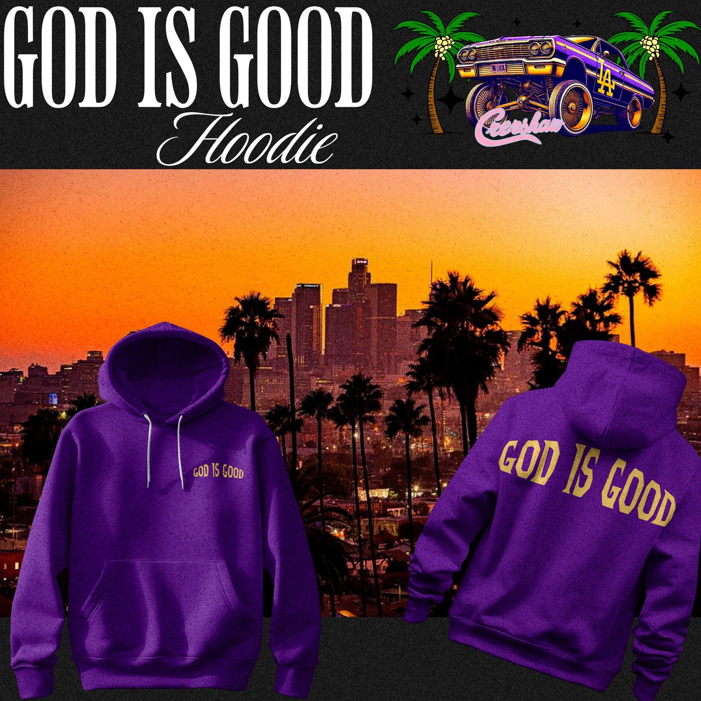 God is Good Premium Hoodie