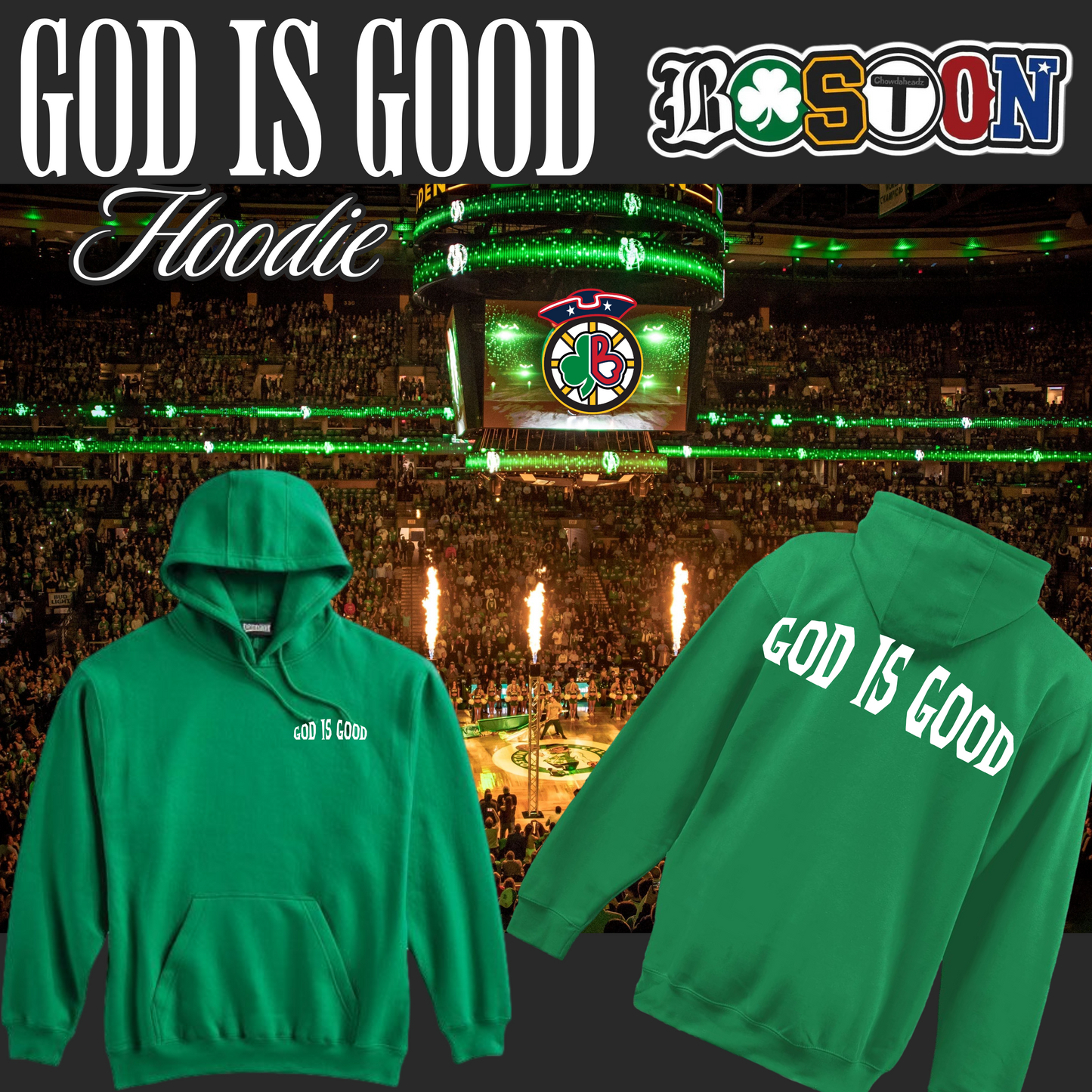 God is Good Premium Hoodie