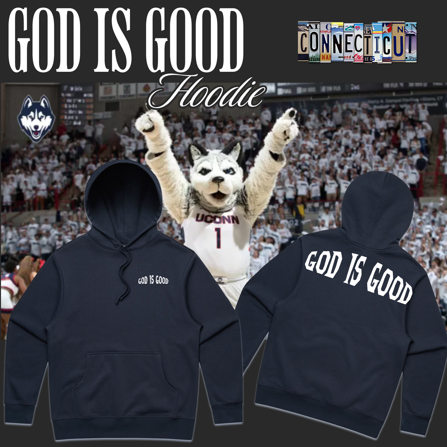 God is Good Premium Hoodie